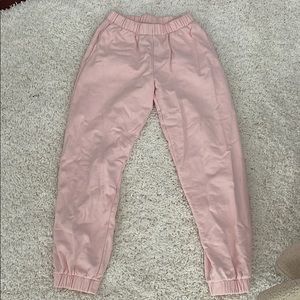 pink sweatpants